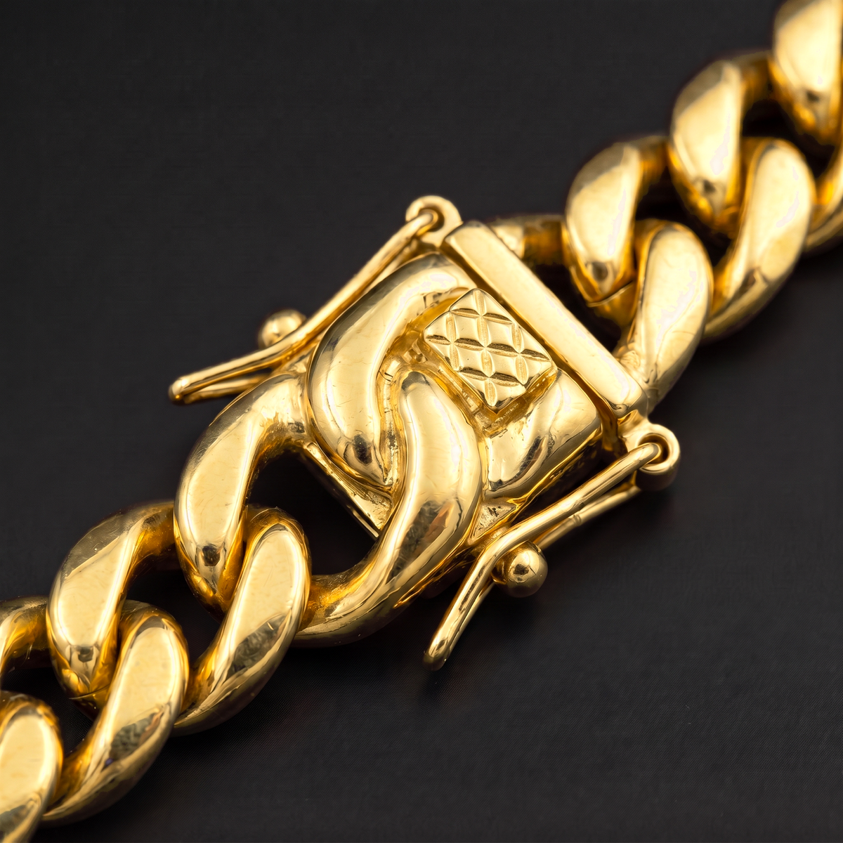 14k Gold 16mm Miami Cuban Bracelet