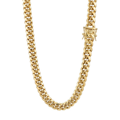 14k Gold 14mm Miami Cuban Chain Necklace