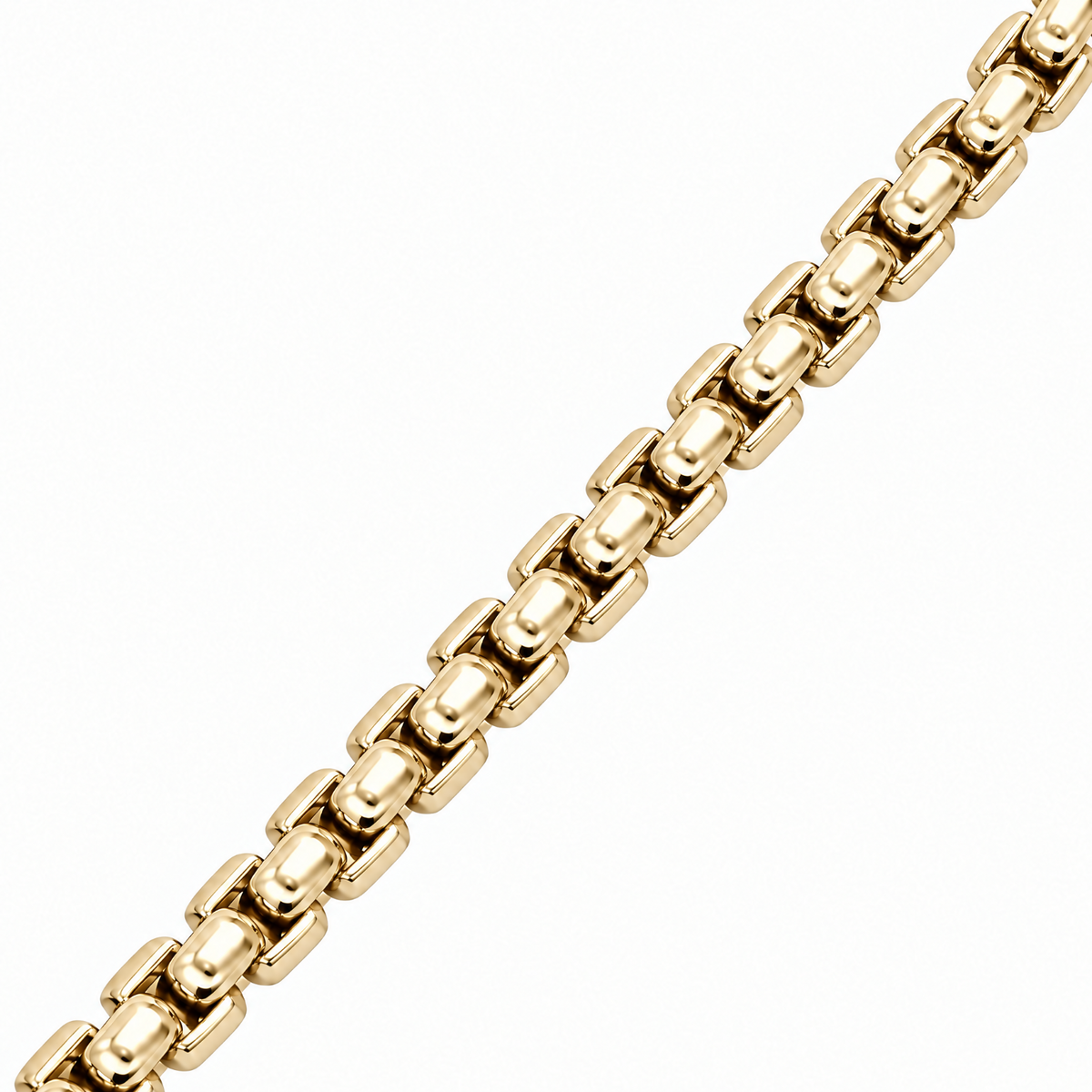 14k Gold 6mm Box Chain Necklace