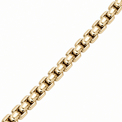 14k Gold 6mm Box Chain Necklace