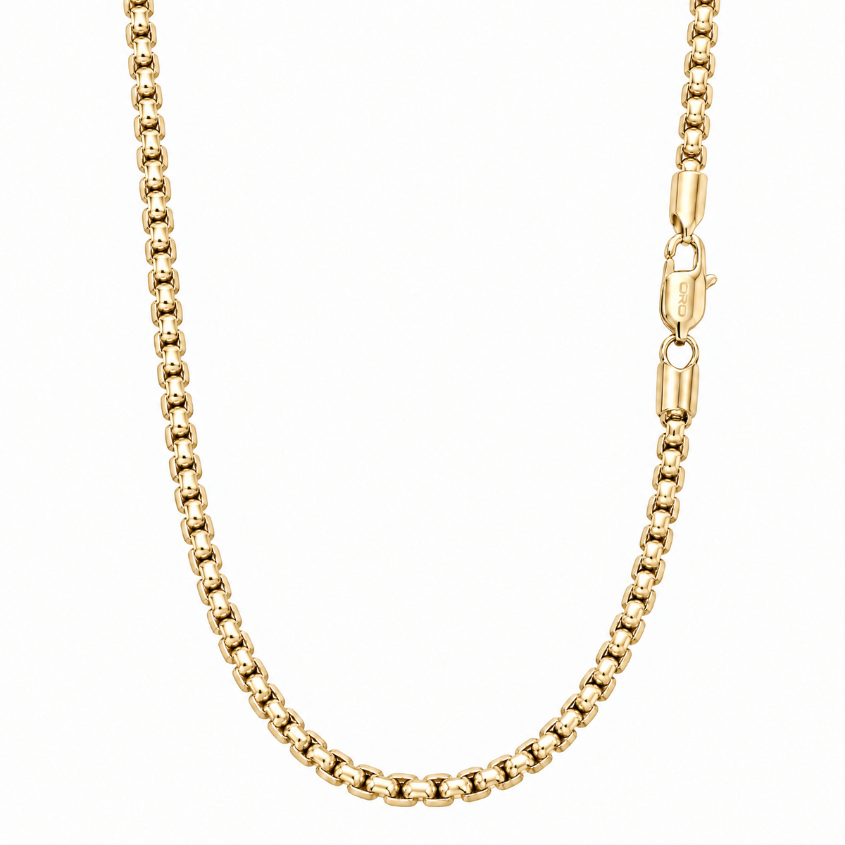 14k Gold 6mm Box Chain Necklace