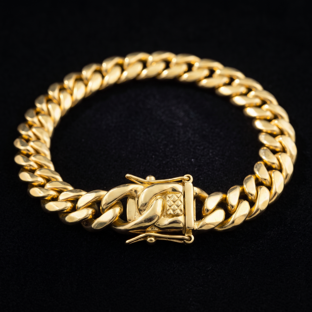 18k Gold 12mm Miami Cuban Bracelet