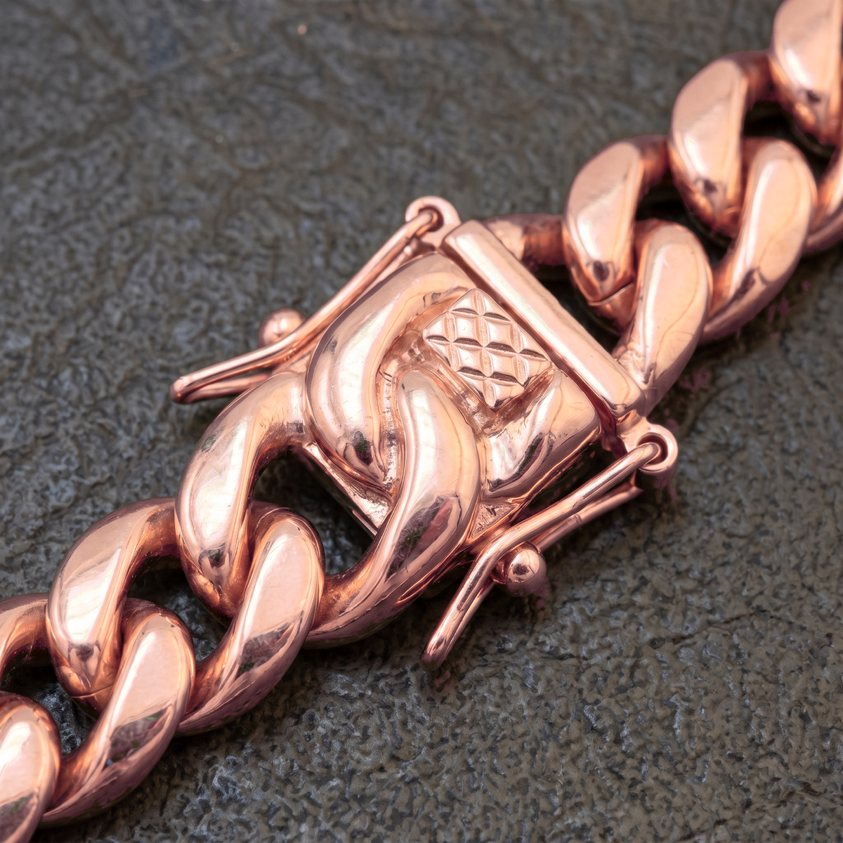 14k Rose Gold 16mm Miami Cuban Bracelet