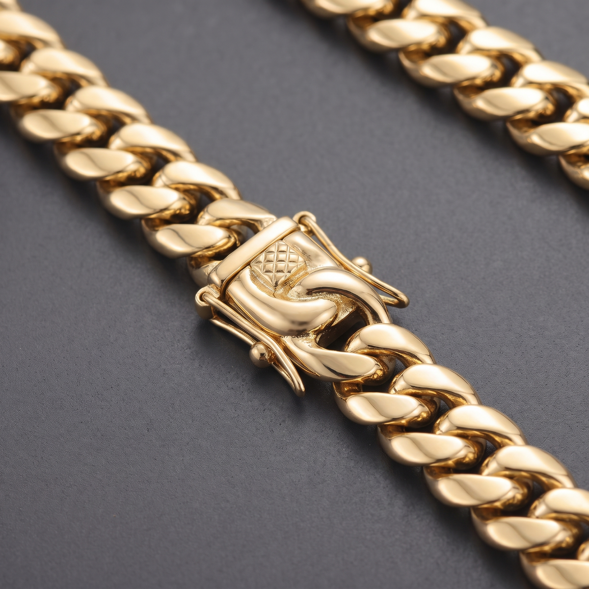 14k Gold 12mm Miami Cuban Chain Necklace