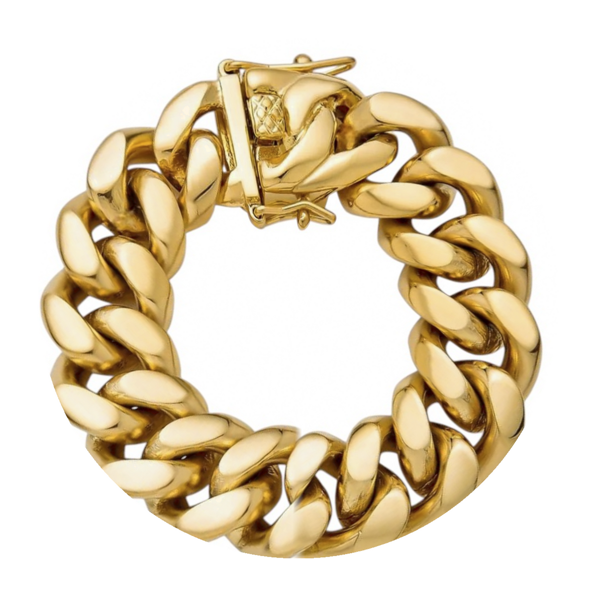 18k Gold 18mm Miami Cuban Bracelet