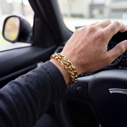 18k Gold 18mm Miami Cuban Bracelet