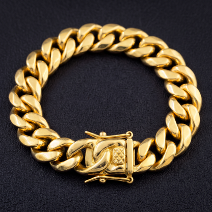 14k Gold 18mm Miami Cuban Bracelet