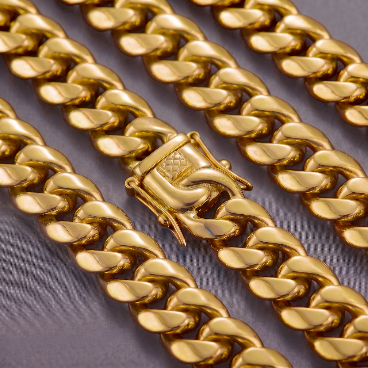 18k Gold 18mm Miami Cuban Chain Necklace