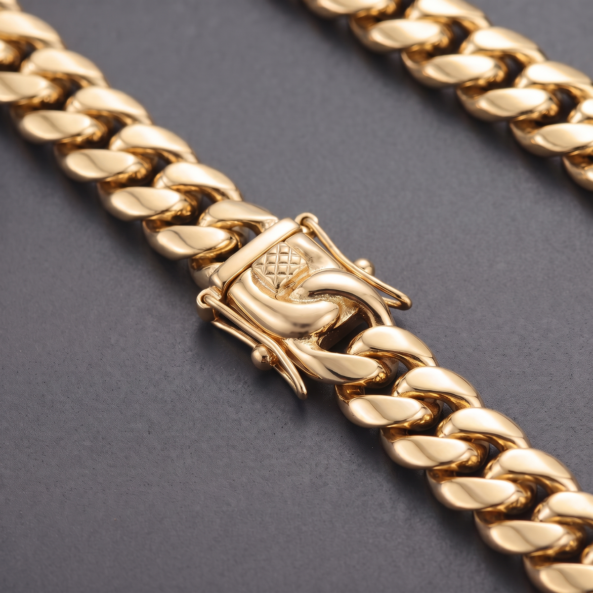 14k Gold 10mm Miami Cuban Chain Necklace