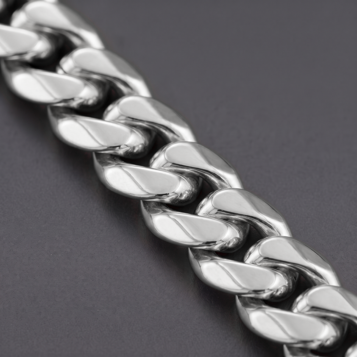 14k White Gold 10mm Miami Cuban Chain Necklace