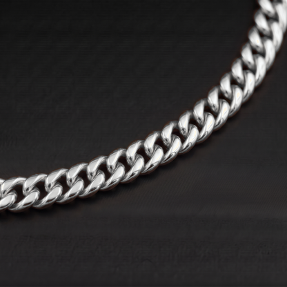 14k White Gold 6mm Miami Cuban Bracelet