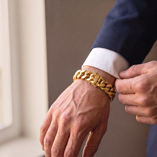 18k Gold 16mm Miami Cuban Bracelet
