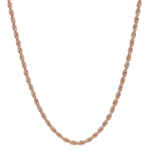 14k Rose Gold 4mm Rope Chain Necklace