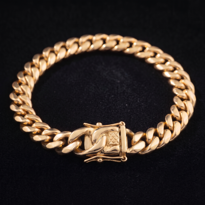 14k Gold 8mm Miami Cuban Bracelet
