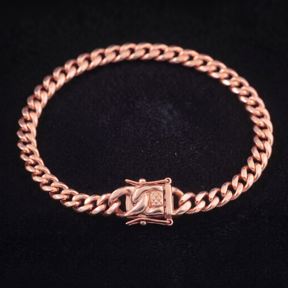 14k Rose Gold 5mm Miami Cuban Bracelet