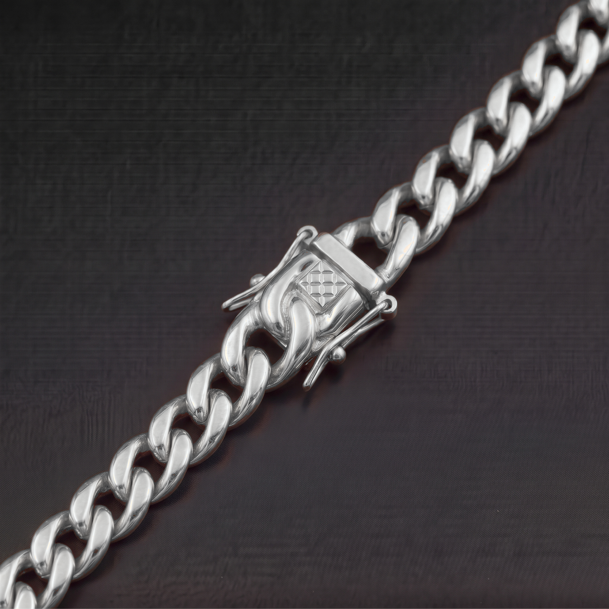 14k White Gold 4mm Miami Cuban Bracelet