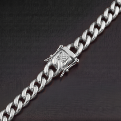 14k White Gold 4mm Miami Cuban Bracelet