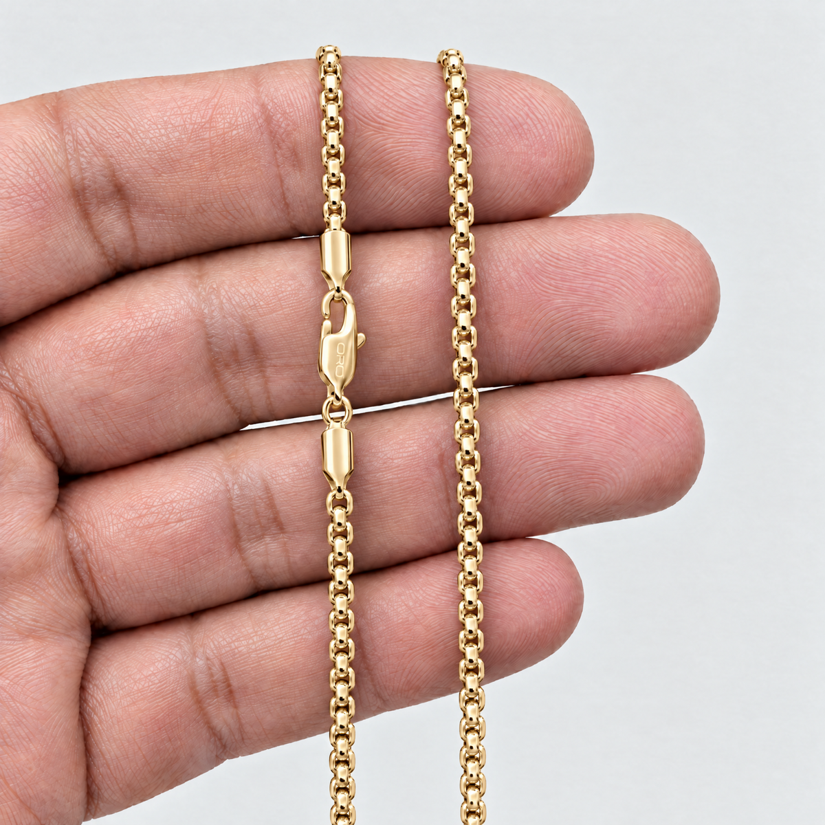 14k Gold 4mm Box Chain Necklace