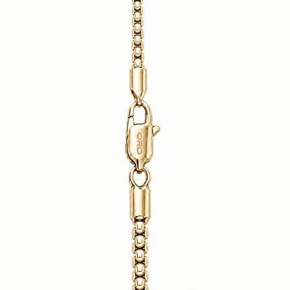 14k Gold 4mm Box Chain Necklace