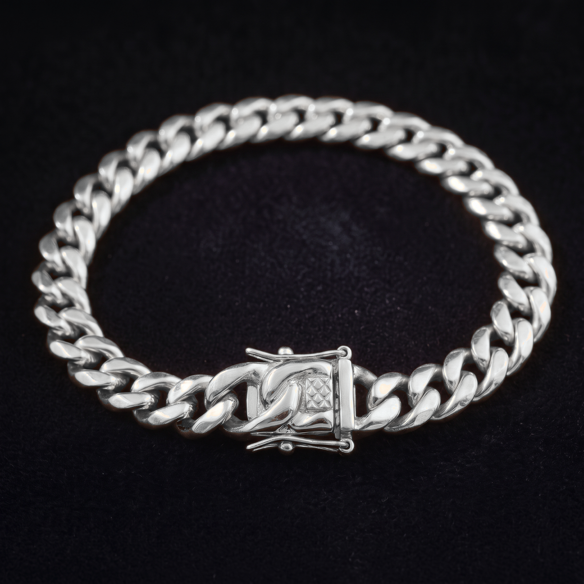 14k White Gold 6mm Miami Cuban Bracelet