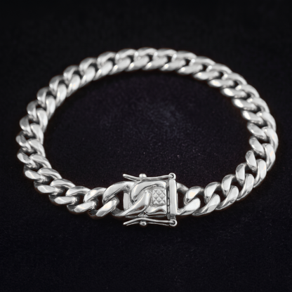 14k White Gold 6mm Miami Cuban Bracelet
