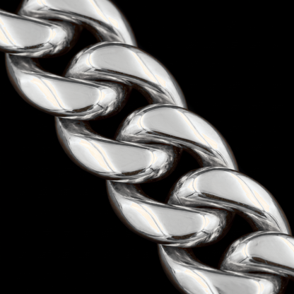 14k White Gold 14mm Miami Cuban Bracelet