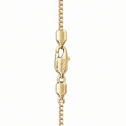 14k Gold 2mm Box Chain Necklace