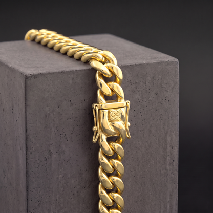 18k Gold 14mm Miami Cuban Bracelet