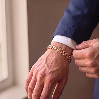 14k Rose Gold 8mm Miami Cuban Bracelet
