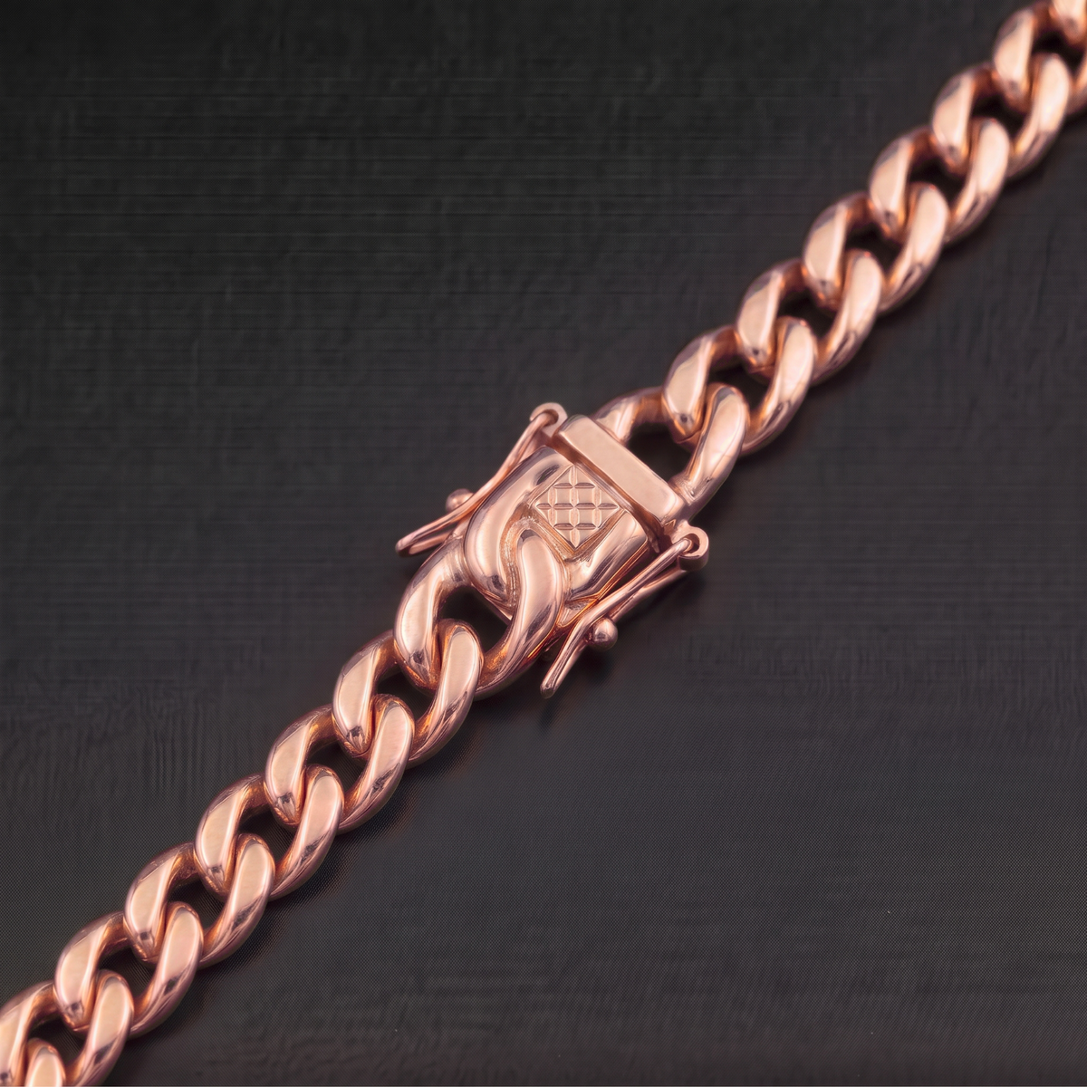 14k Rose Gold 4mm Miami Cuban Bracelet
