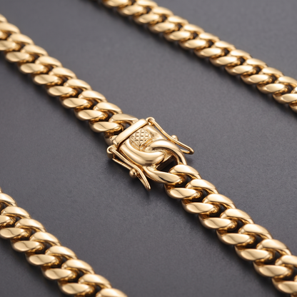 14k Gold 6mm Miami Cuban Chain Necklace