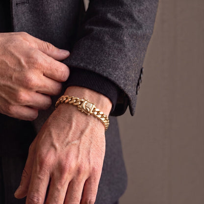 14k Gold 8mm Miami Cuban Bracelet