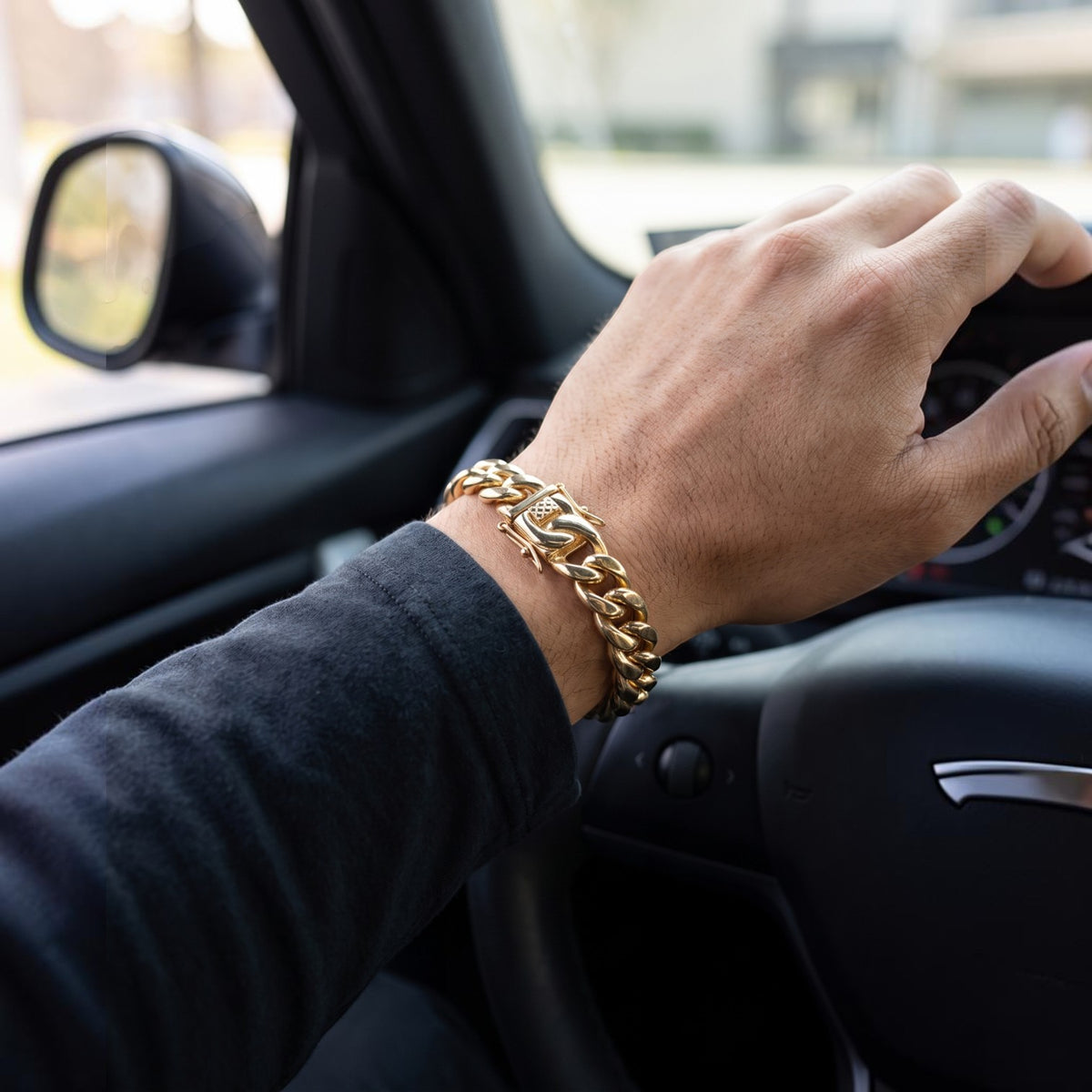 14k Gold 12mm Miami Cuban Bracelet